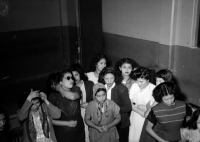Prostitutas en un prostibulo