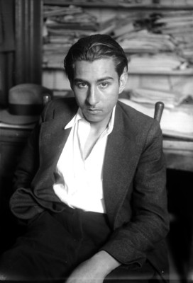 Delincuente detenido, retrato