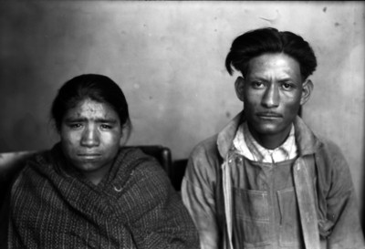 Pareja detenida, retrato