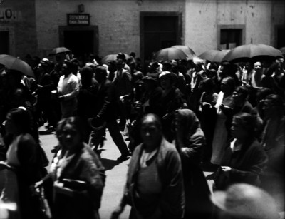Trabajadores en una manifestación
