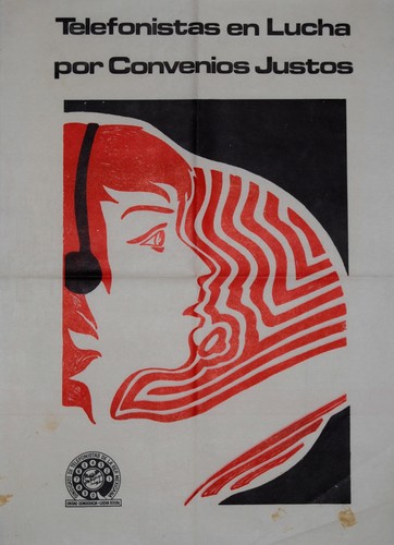 Telefonistas en lucha.