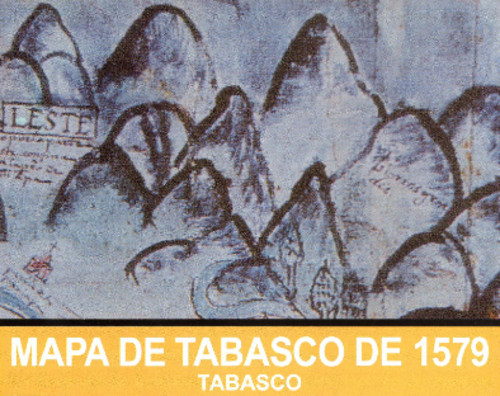Mapa de Tabasco de 1579