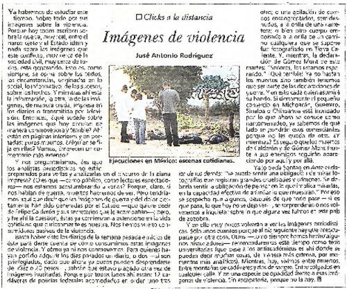 Imágenes de violencia