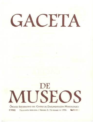 Gaceta de Museos Num. 3 (1996)