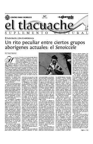 El Tlacuache Núm. 367 (2009)