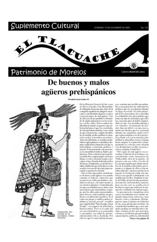 El Tlacuache Núm. 110 (2003)