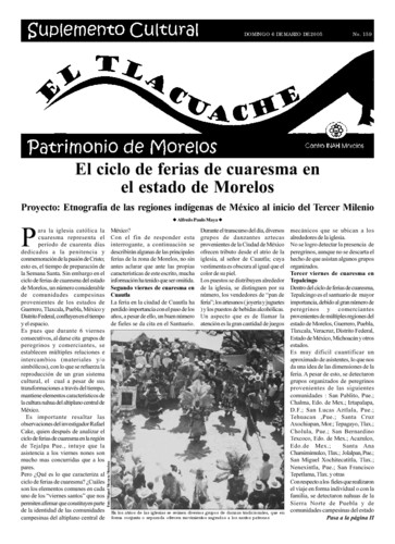 El Tlacuache Núm. 159 (2005)