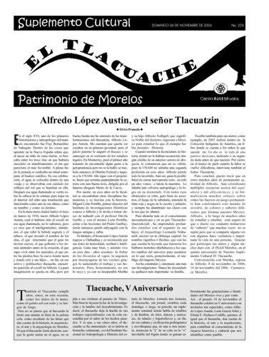 El Tlacuache Núm. 236 (2006)