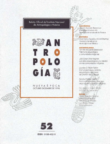 Antropología Núm. 52 (1998) Misceláneo