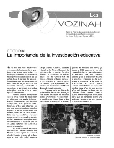 La voz INAH. Núm. 10 (2005)