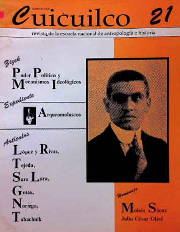 Cuicuilco Revista de la Escuela Nacional de Antropología e Historia. Segunda época Vol. 7 Núm. 21 (1988)