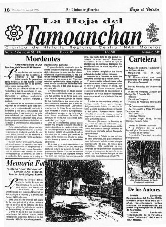 Tamoanchan. 1996-05-05 (1996)