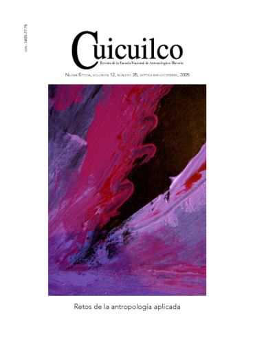 Cuicuilco Vol. 12 Num. 35 (2005) Retos de la antropología aplicada