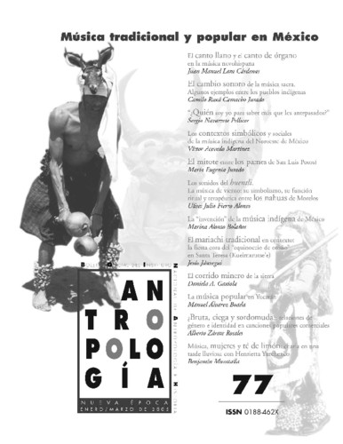 Antropología Num. 77 (2005) Música tradicional y popular en México