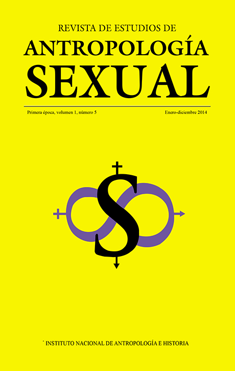 Revista de Estudios de Antropología Sexual. Vol. 1 Num. 5 (2014) 
