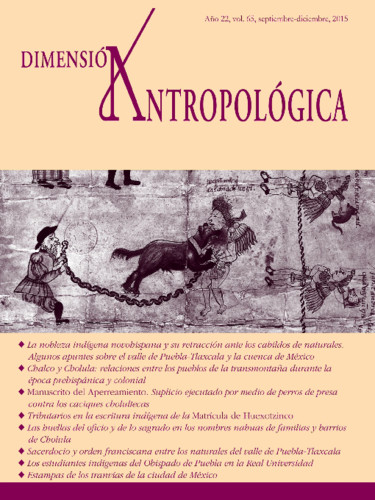 Dimensión Antropológica Vol. 65 (2015)
