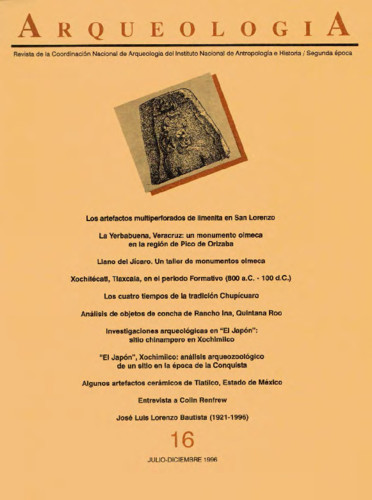 Arqueología Núm. 16 (1996) Segunda época