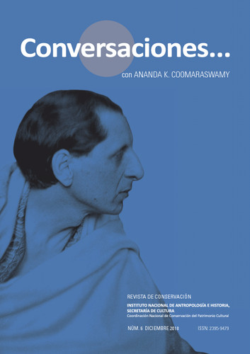 Conversaciones Num. 6 (2018) Conversaciones con... Ananda K. Coomaraswamy