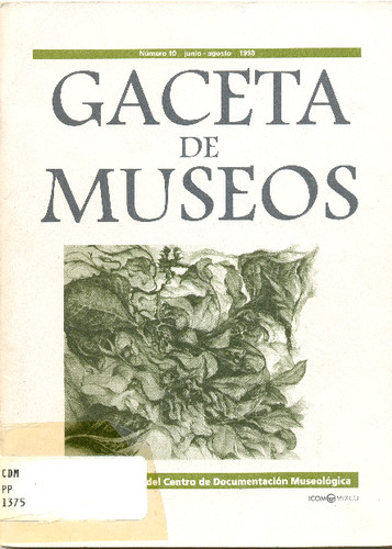 Gaceta de Museos Num. 10 (1998)