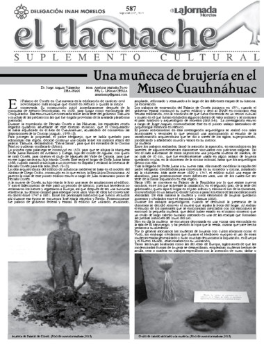 El Tlacuache Núm. 587 (2013)