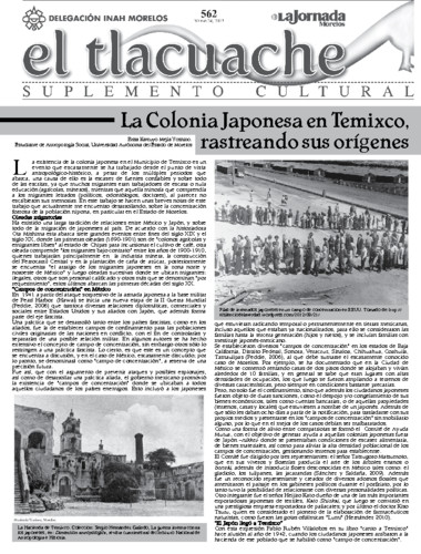 El Tlacuache Núm. 562 (2013)