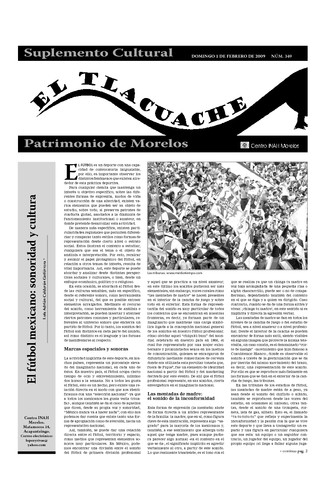 El Tlacuache Núm. 349 (2009)
