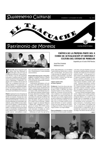 El Tlacuache Núm. 303 (2008)