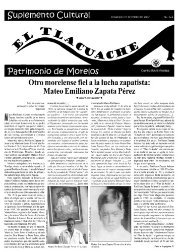 El Tlacuache Núm. 244 (2007)