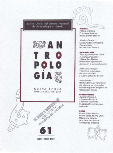 Antropología Núm. 61 (2001) Misceláneo