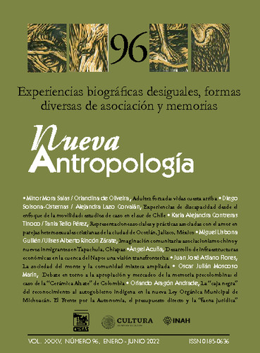 Nueva Antropología Vol. 35 Núm. 96 (2022) Experiencias biográficas desiguales, formas diversas de asociación y memorias