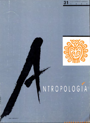 Antropología Núm. 31 (1990) Misceláneo