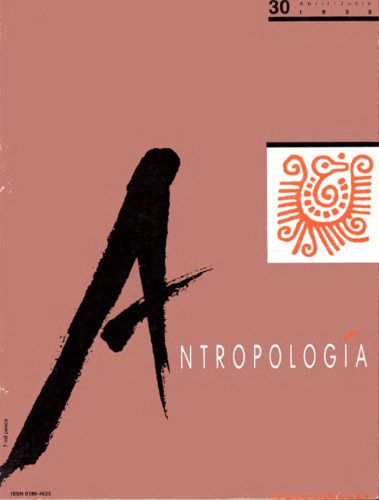 Antropología Núm. 30 (1990) Misceláneo