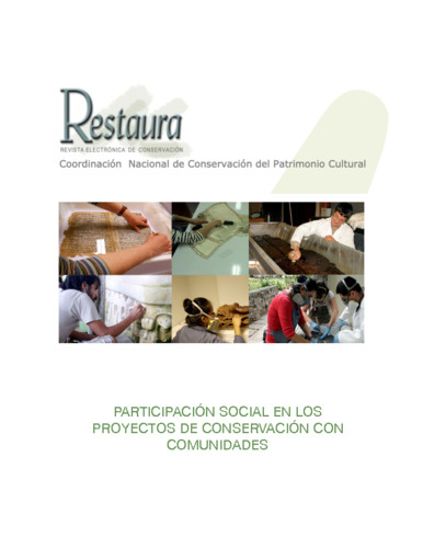 Restaura. Participación social en los Proyectos de Conservación con Comunidades (2006)