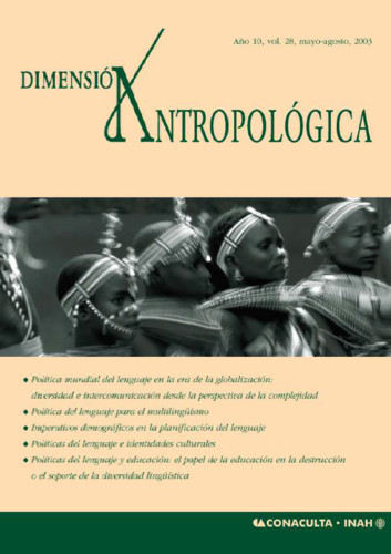 Dimensión Antropológica Vol. 28 (2003)