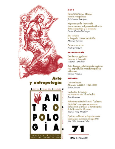 Antropología Num. 71 (2003) Arte y antropología