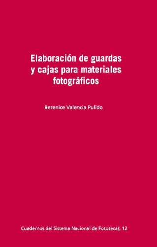 Elaboración de guardas y cajas para materiales fotográficos