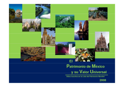 El Patrimonio de México y su valor universal