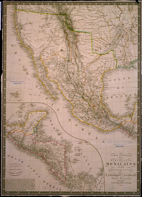 Carte Generale des Etats-Unis Mexicains et des provinces-unies de L'Amérique Centrale