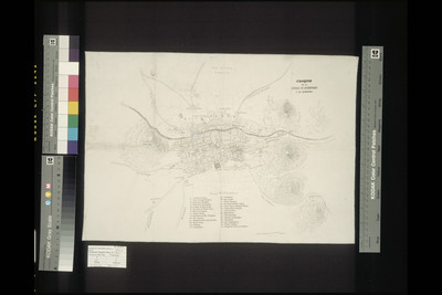 Croquis de la ciudad de Querétaro y sus alrededores