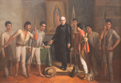El cura Hidalgo con la ronda