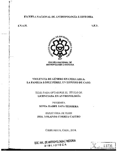 Violencia de género en Chihuahua