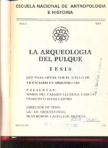 La arqueología del pulque