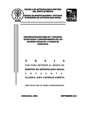 Reconfiguración familiar y violencia. Estrategias de empoderamiento de las mujeres viudas en la ciudad de Chihuahua