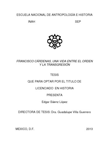 Francisco Cárdenas, una vida entre el orden y la transgresión