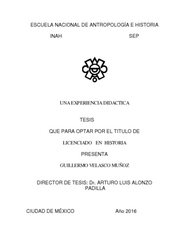 Una experiencia didáctica