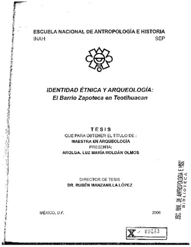 Identidad étnica y arqueología