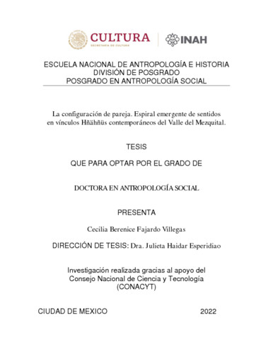 La configuración de pareja