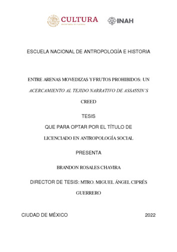 Entre arenas movedizas y frutos prohibidos