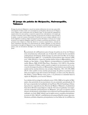 El juego de pelota de Malpasito, Huimanguillo, Tabasco