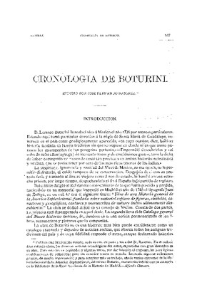 Cronología de Boturini.